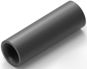 Butt connector, uninsulated, 10.5-16.8 mm², AWG 6, black, 25.78 mm, 34322