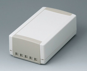 ABS enclosure, (L x W x H) 194 x 115 x 46 mm, gray white (RAL 9002), IP40, B1070465