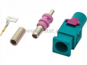 Samochodowe złącze antenowe Fakra męska prosta