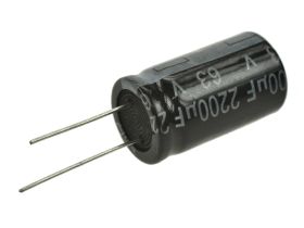 Kondensator; elektrolityczny; 2200uF; 63V; fi 18x32mm; 7,5mm; przewlekany (THT); luzem; Cheng; RoHS