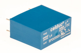 Przekaźnik półprzewodnikowy Montaż na płytce drukowanej 5 A Celduc 30 V dc MOSFET SPST