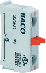 Contact element, 1 Form A (N/O), groping, 600 V, 10 A, 33S10