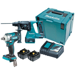 Makita DLX2372TJ DLX2372TJ Twin Pack 18V 2 x 5.0Ah Li-ion