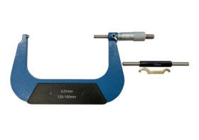 Mikromierz, typ: Zewnętrzny, dokł. ±0,006 mm, rozdz. 0,01 mm, zakres: 125 mm do 150 mm, kalibracja: ISOCAL, Jednostki