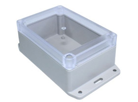 Obudowa ogólnego użytku ABS szerokość zew. 85 mm długość zew. 125 mm wys. zew. 55 mm Hammond IP65 Jasnoszary