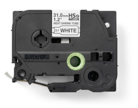 Osłona termokurczliwa średnica przed 6.3 → 20mm Czarnobiały Brother 3:1 dł. 1.5m