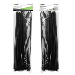 Opaski zaciskowe 4,8mm /350mm czarne 100 szt. VOZ-48350B Vayox