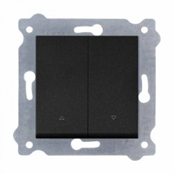 Przycisk roletowy Czarny Metalik 216/14E EXEN