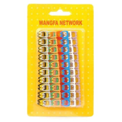 Zestaw 10 oznaczników numerycznych 0 - 9, przewód 4mm