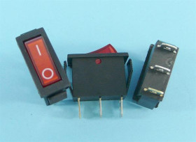 KCD3 20A/250V RED PODŚW.ON-OFF