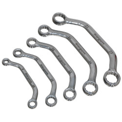 Siegen S0716 Obstruction Spanner Set 5pc Metric