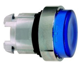 Napęd przycisku wyst. nieb. podśw. O22 push-push zing. LED ZB4BH63