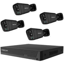 Foscam FN9108E-B4-2T CCTV Set 8-Ch 4 PoE Cameras 3K 5MP 2TB HDD Black