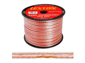KABEL PRZEWÓD GŁOŚNIKOWY MIEDŹ 2x0,75mm CCA OFC 5 METRÓW
