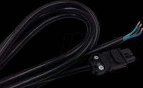 NSYLAM3M 3-m mains cable for IEC multi-fixing LED lamps in housings