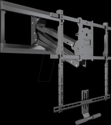 HP 55 AL TV and SB wall bracket, 42" - 65", max. 25 kg, movable