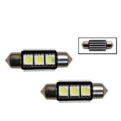 LED SV8,5/36mm C5W 12V 3xSMD5050 CANBUS biała zimna