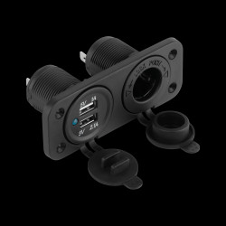 Ładowarka motocyklowa 2xUSB 3,1A +GN CB-16897