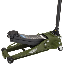 Draper Expert 23817 Low Profile Fast Lift Trolley Jack 3 Tonne Grn
