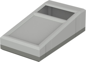 PS enclosure, (L x W x H) 200 x 112 x 64 mm, light gray, IP40, 32206000