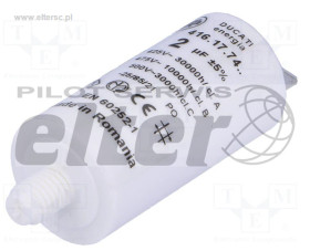 Kond. silnikowy rozruch. 2.0uF 450V konektor śruba