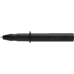 Safety test probe, socket 4 mm, 1000 V, CAT II, black, SPS 9406 NI / SW