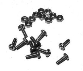 Zestaw śrubek i nakrętek M2 10mm 10szt