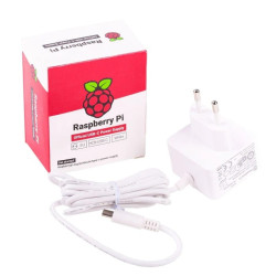 Raspberry Pi USB-C Power Supply oficjalny zasilacz do Raspberry Pi 4 5,1V / 3A biały