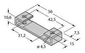 Turck 6901046 Uchwyt montażowy M2-Q25L 1 szt.