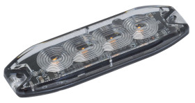 Sygnalizator 10 → 30V Migające Przezroczysty Montaż śrubowy LED