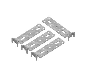 Łapy montażowe metalowe do muru kpl. 4szt. MSF 2000-30