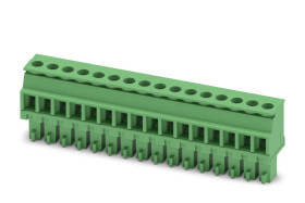 Wtykowy blok zaciskowy 16 -pinowe raster 3.81mm Montaż na kablu Żeński Phoenix Contact