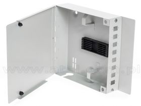 Przełącznica FTTH, naścienna, 8x SC simplex, bez adapterów