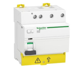 RCCB, Typ AC, 3+N-biegunowy, 25A, 30mA, Schneider Electric, Acti9 iIG40 Acti9 380 → 415V ac