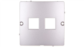 Simon Basic Pokrywa Gniazda Teleinformatycznego Podwójnego 2Xrj Keystone...