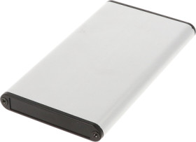 Aluminum enclosure, (L x W x H) 120 x 70 x 12 mm, natural, IP54, 1455A1202