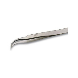 Weller Erem 7SA Precision Tweezers, Pointed Curved Fine, 120mm, Swiss Quality