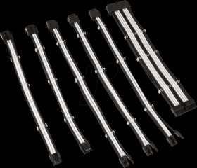 COREADEPT-EK-BWH Kolink Core Adept cable set, black/white
