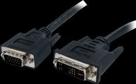 DVIVGAMM2M DisplayCable, DVI 12+5 plug to VGA plug, 2 m