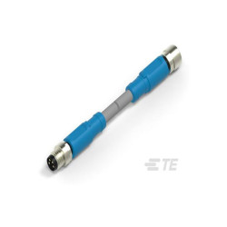 TE Connectivity T4062123004-004 RPC-M8 Connector Male Shrouded 3m PUR Cable