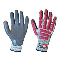 Scan T5000 Anti-Impact Latex Cut 5 Gloves - XXL (Size 11)