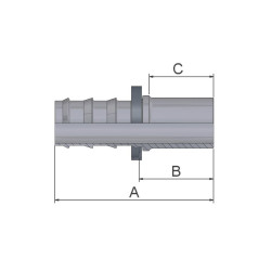 Złączka hydrauliczna, Złacze A: 1/4 cala, Mosiądz, 250 barów