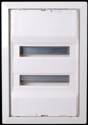 7250017 Flush-mount and cavity wall distributor 24+4, plug terminal