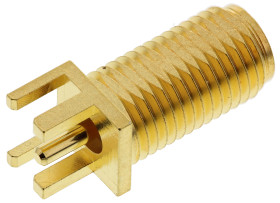 Złącze koncentryczne Montaż na krawędzi Żeński 50Ω typ złącza Złącze SMA 18GHz Lutowane