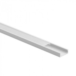 Profil N02 natynkowy biały +klosz mrożony 2m