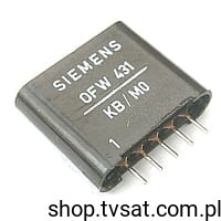 OFW431 SAW Filter SIL5 SIEMENS