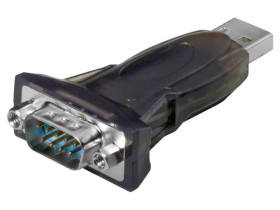 USB/RS232 Konwerter USB-RS232 D-Sub 9pin wtyk, USB A wtyk USB 2.0