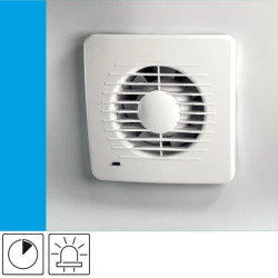 Wentylator domowy Aero DS100T kontrolka LED, wyłącznik czasowy, fi 100 mm, kolor biały