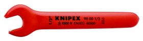 Klucz otwarty Klucz płaski Nie Knipex długość 139,7 mm Stal chromowo-wanadowa, VDE 1000V