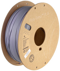 Polymaker PA04023 Dual Filament do drukarek 3D PLA niższa zawartość tworzyw sztucznych, Matt 1.75 mm 1000 g Mglisty fiol